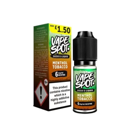 Vape Spot Menthol Tobacco 10ml E-Liquid