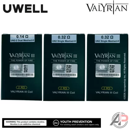 Uwell Valyrian 3 Replacement Coils 2 Pack