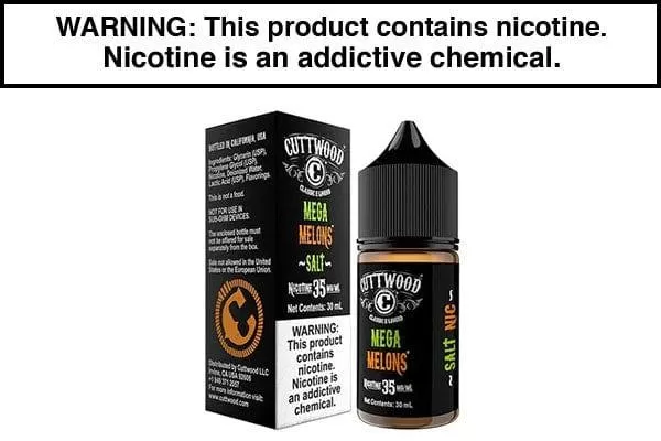 MEGA MELONS BY CUTTWOOD SALT 30ML - Vapejuice