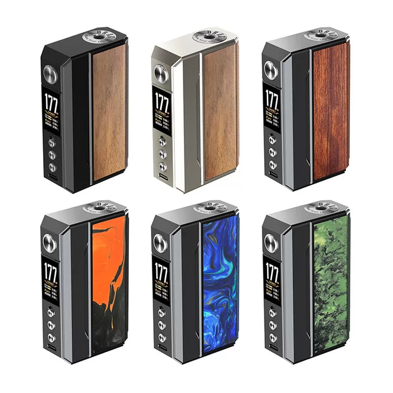VOOPOO Drag 4 Box Mod - Black+Walnut/Wood Series(Standard)