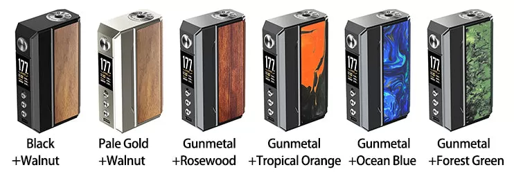 VOOPOO Drag 4 Box Mod - Black+Walnut/Wood Series(Standard) - Image 3