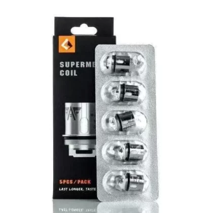 GEEKVAPE SUPERMESH COILS X1, 0.2Ω, for Shield, Aero, Cerberus, Pk 5 - Eliquidsupply