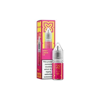 Pod Salt Nexus Berry Lemon Ice E Liquid 10ml - Nicotine Strength#20mg>10mg>5mg (816FB0)