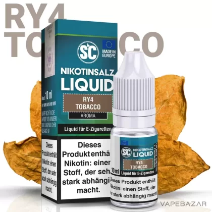 SC Salt Liquid – RY4 Tobacco - Vapebazar