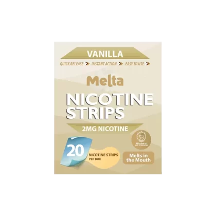 Vanilla Melta Nicotine Strips - 2MG - Vape Product (C75A3F)