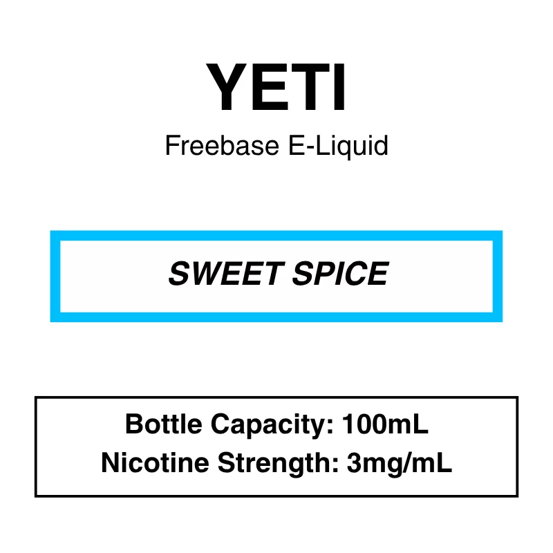 Yeti – Freebase E-Liquid – 100mL - Image 3