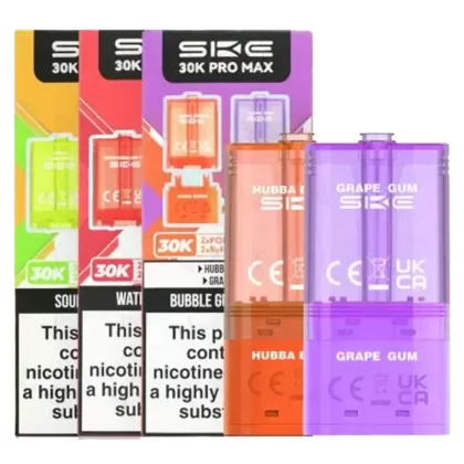 SKE Pro Max 30K Prefilled PODS - Bubble Cherry