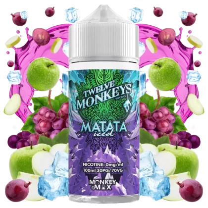 Twelve Monkeys Ice Age Matata Iced 100ml E-Liquid Shortfill - Vapourdeal Co