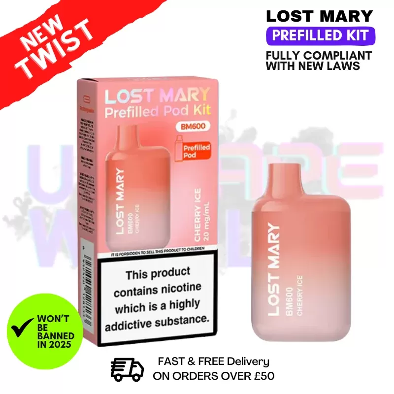 Cherry ICE Lost Mary BM600 Prefilled Pod Kit