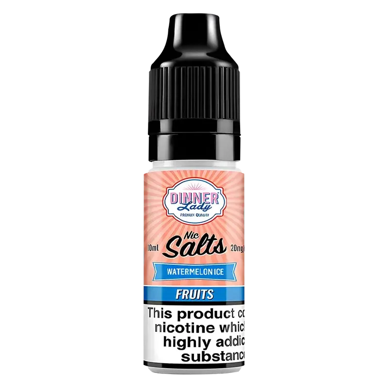Dinner Lady Watermelon Ice Nic Salt Vape Juice