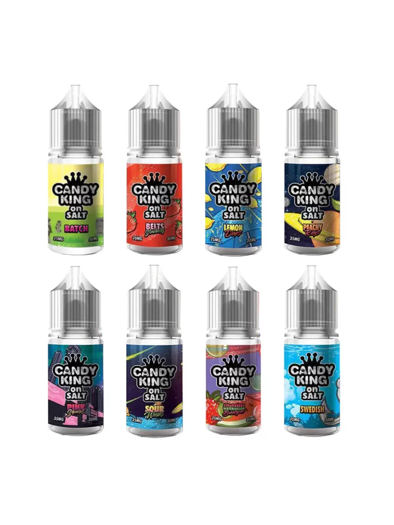 Candy King On Salt Nic Premium E-Liquid 30ml - Strawberry Rolls ICE / 50mg - Image 3