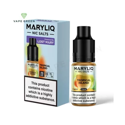 Tropical Island Nic Salt E-Liquid by Lost Mary Maryliq - Eliquidsupply