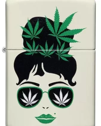 Zippo Lighter – Lady Cannabis