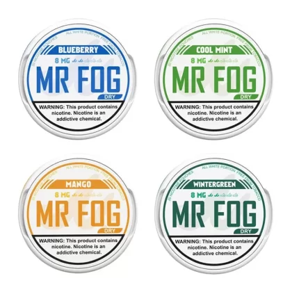 Mr Fog Dry Cool Mint Nicotine Pouches (20 Pouches/Can)
