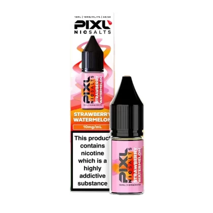Pixl Strawberry Watermelon Nic Salt E-Liquid - 10 Pack - 10mg