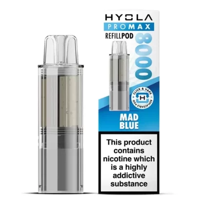 Hyola Pro Max 8000 Prefilled Pod Mad Blue - Vape Store