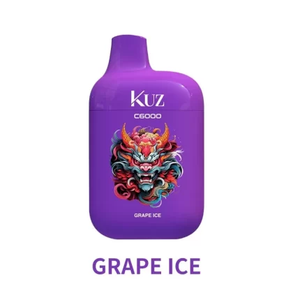 Kuz C6000 Puffs – Grape Ice - Vape Store