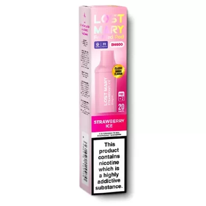 Strawberry Ice BM600 Pods by Lost Mary - Ecigarettedirect Co