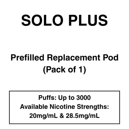 Solo Plus – Replacement Pods