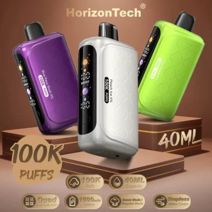 HorizonTech 100K Disposable Device - 100,000 Puffs - Grape Slush