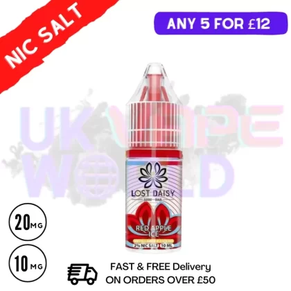 Red Apple ICE LOST Daisy Nic Salt 10ML eLiquid