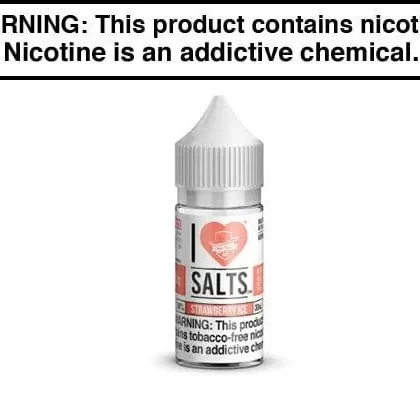 STRAWBERRY ICE BY I LOVE SALTS 30ML - Vapejuice