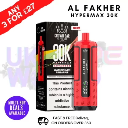 Watermelon Pineapple Al Fakher 30K HyperMax Pod Kit