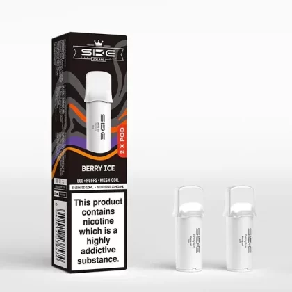 SKE Crystal 600 Pro Pre-filled Pods – Pack of 5 or 10