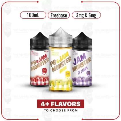 PB & Jam Monster E-Juice 100ML - Thevapersworld