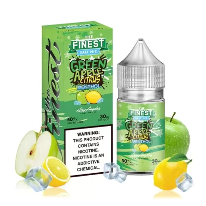 The Finest Salt – Green Apple Citrus Menthol