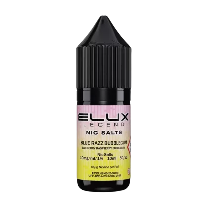 Blue Razz Bubblegum Nic Salt by Elux 10ml - Vapeshop Co