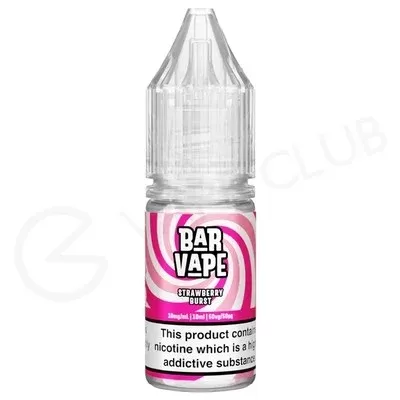 Strawberry Burst Nic Salt E-Liquid by Bar Vape - Ecigpremium