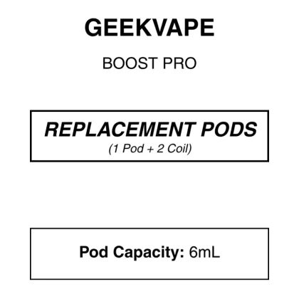 Geekvape Aegis Boost Pro – Replacement Pod (1 Pod + 2 Coils)
