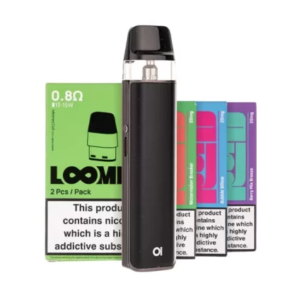 Aspire Loomix Pod Kit Bundle - Gun Metal / 0.4ohm