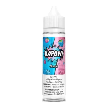 Kapow Freebase E-Liquid – Cloudy 60ml - Nicotine Strength#3mg/ml>6mg/ml