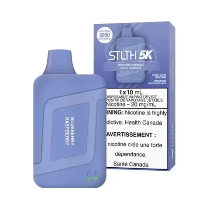 STLTH 5K Disposable Vape – Rechargeable – Blueberry Raspberry- 5000 Puffs - Ecigdepot