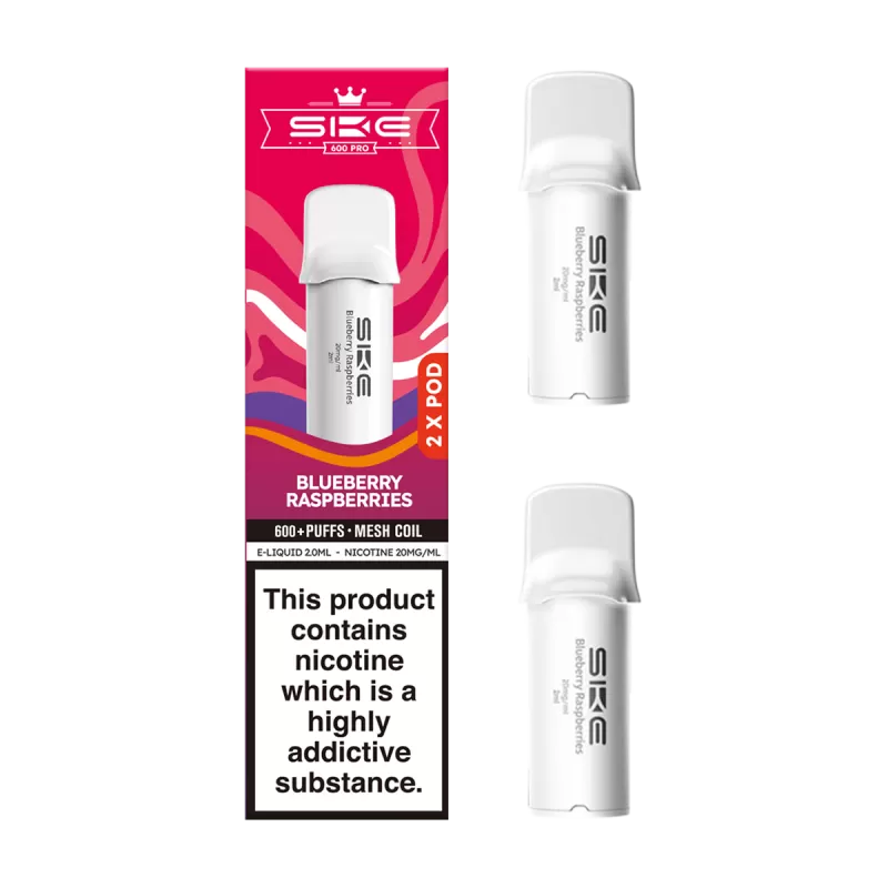 Blueberry Raspberries SKE 600 Pro Pods - Ecigwizard