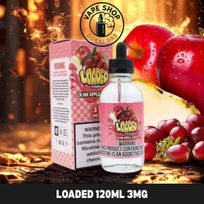 Loaded E-liquid 120ml 3mg Nicotine In Dubai UAE - Cookie Butter, Cran Apple juice