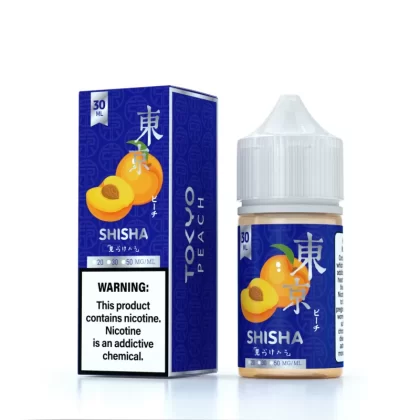 Tokyo Silver Shisha Series – Peach 30 ml (20/30/50mg) - Vape Product, Vape Product