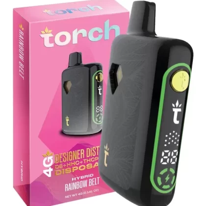Torch 4g Designer Distillate Vape – Rainbow Belt