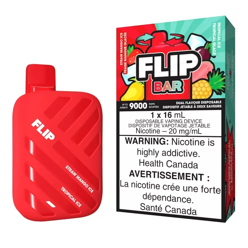 Flip Bar Disposable – Straw Mango Ice & Tropical Ice