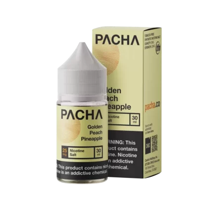 PACHAMAMA SALT - Golden Peach Pineapple - 30ML E-Liquid