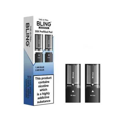 The Crystal Bling Ultra Plus 30K Prefilled Pods - Fizzy Cherry/Cherry Cola