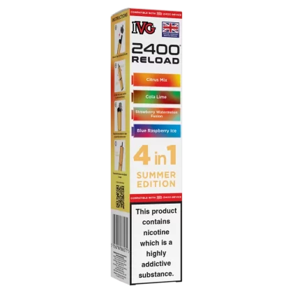 Summer Edition IVG 2400 Refill Pods - 20mg - Vape Product (355DD7)