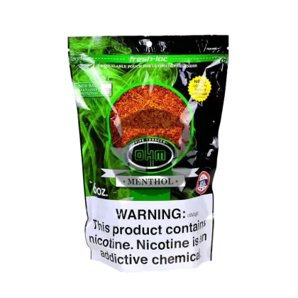 OHM Menthol Pipe Tobacco 6 oz. Bag - Vape Store