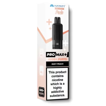 Juicy Peach Pro Max+ Refills by Hayati - 20 mg/ml
