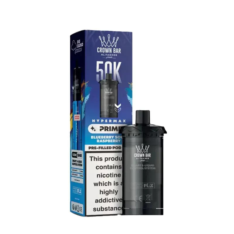 Al Fakher 50K Hypermax Prime Refill Pods - Ice Blue - Image 3