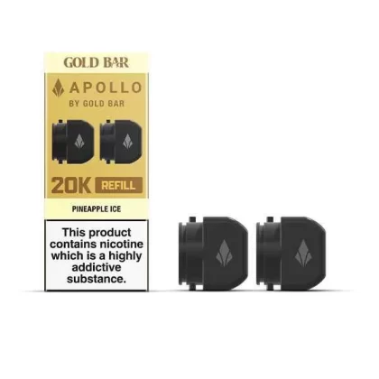 Gold Bar Apollo 20K Prefilled Pods - Lemon Lime