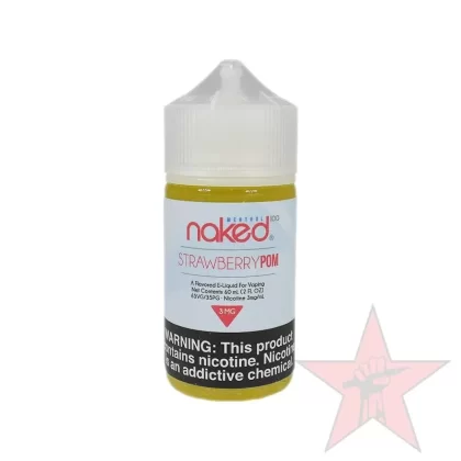Naked 100 Menthol – Strawberry Pom – 60mL - Nicotine (mg)#3