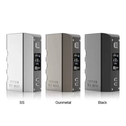 Steam Crave Titan V2 Box Mod 300W - colors#SS>Gunmetal>Black